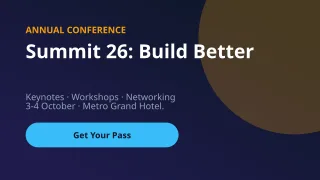 Conference — editable blue business template, youtube thumbnail