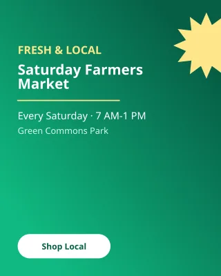 Farmers Market — editable green business template, instagram portrait