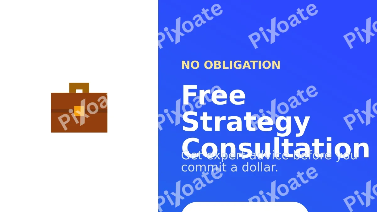 Free Consultation Free Consultation — editable blue business template, youtube thumbnail