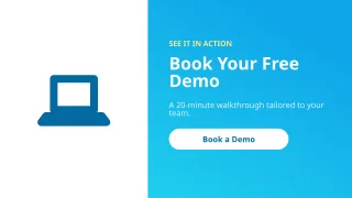 Free Demo — editable blue business template, youtube thumbnail
