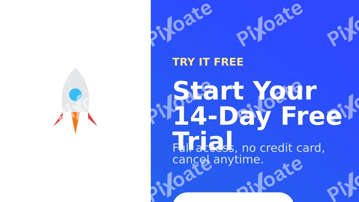 Free Trial Free Trial — editable blue business template, youtube thumbnail