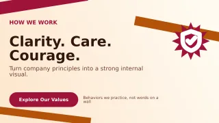 Kinetic Brand Values Presentation — editable white business template, youtube thumbnail