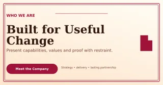 Luxe Company Profile Announcement — editable white business template, link preview