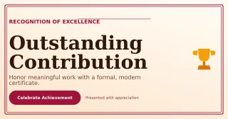 Luxe Corporate Certificate Announcement — editable white business template, link preview