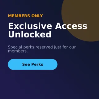 Members Only — editable blue business template, instagram post