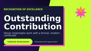 Neo Corporate Certificate Presentation — editable black business template, youtube thumbnail