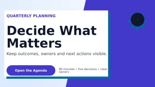 Neo Meeting Agenda Presentation — editable white business template, youtube thumbnail