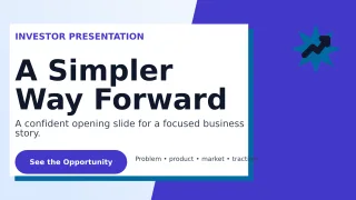 Neo Pitch Deck Presentation — editable white business template, youtube thumbnail