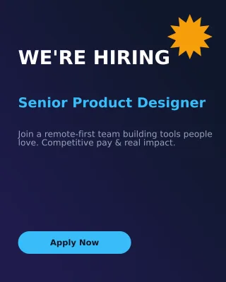 Now Hiring — editable blue business template, instagram portrait