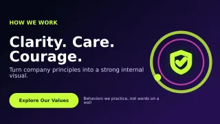 Orbit Brand Values Presentation — editable black business template, youtube thumbnail