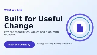 Orbit Company Profile Presentation — editable white business template, youtube thumbnail
