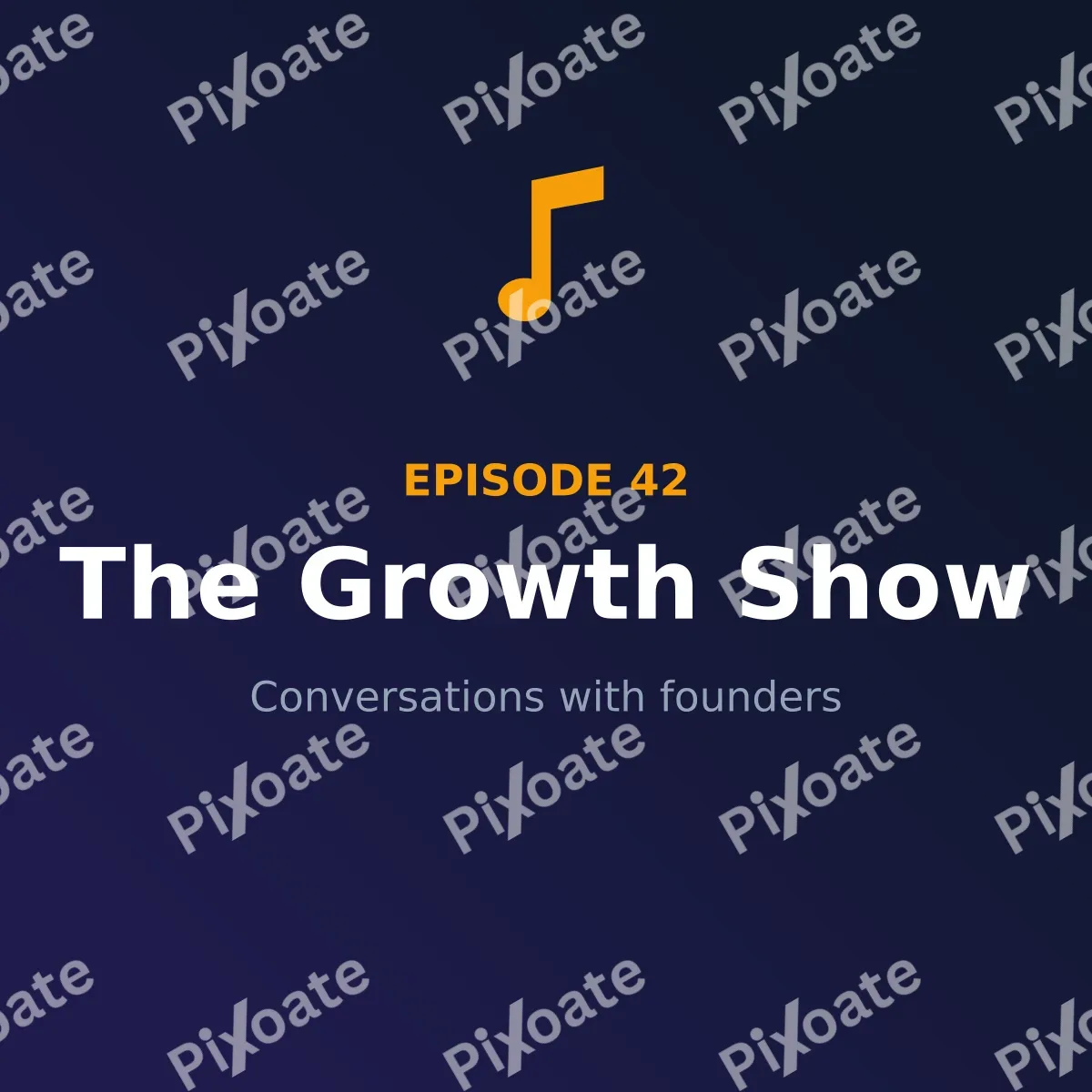 Podcast Cover Podcast Cover — editable blue business template, instagram post