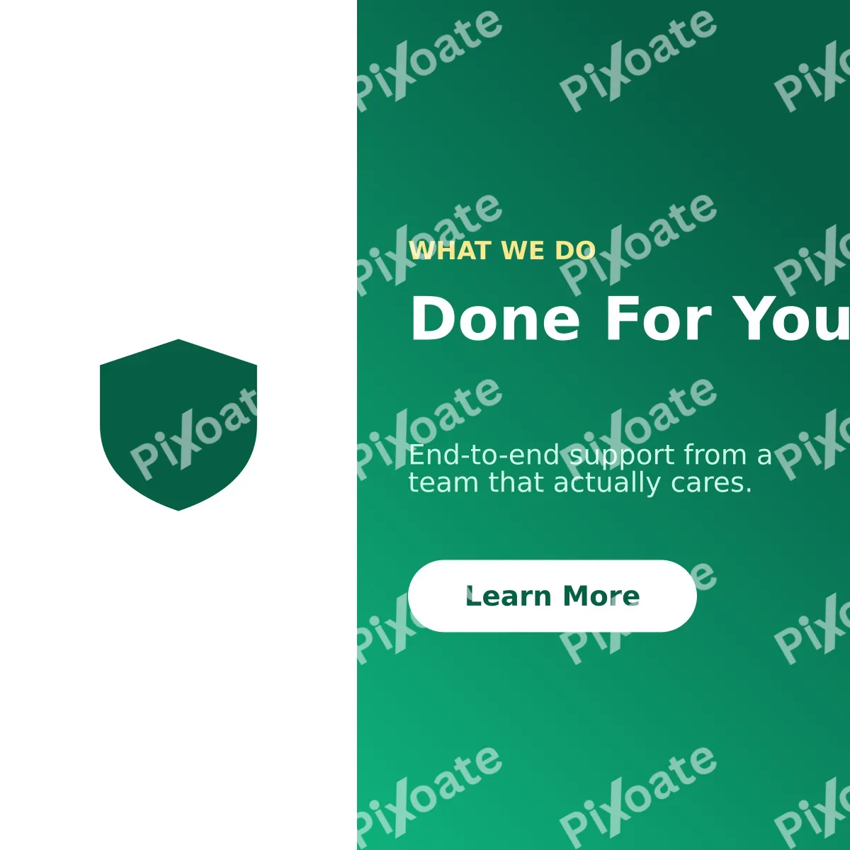 Service Highlight Service Highlight — editable green business template, instagram post