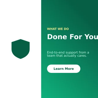 Service Highlight — editable green business template, instagram post