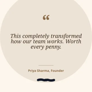 Testimonial — editable white business template, instagram post