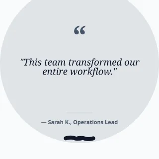 Testimonial — editable white business template, instagram post
