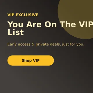VIP Offer — editable black business template, instagram post