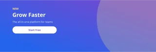 Web Banner — editable purple business template, banner / header