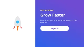 Webinar Invite — editable purple business template, youtube thumbnail