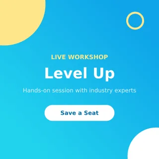Workshop Promo — editable blue business template, instagram post