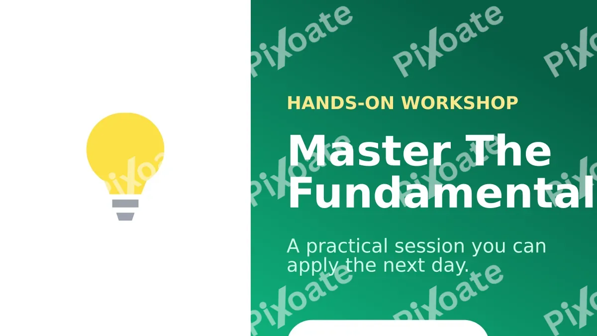Workshop Workshop — editable green business template, youtube thumbnail