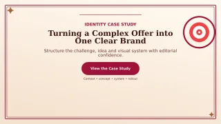 Atelier Design Case Study Project Deck — editable white creative studio template, youtube thumbnail