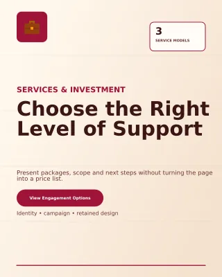 Ledger Creative Pricing Guide Portfolio Cover — editable white creative studio template, instagram portrait
