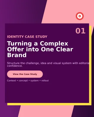 Monolith Design Case Study Portfolio Cover — editable black creative studio template, instagram portrait