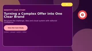 Prism Design Case Study Project Deck — editable black creative studio template, youtube thumbnail