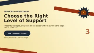 Signal Creative Pricing Guide Project Deck — editable beige creative studio template, youtube thumbnail