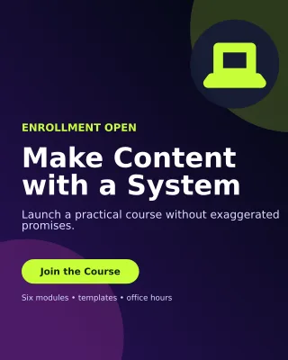 Aurora Creator Course Portrait Post — editable black creator template, instagram portrait