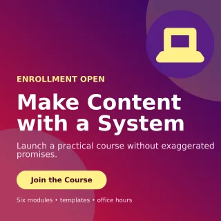 Aurora Creator Course Square Post — editable purple creator template, instagram post
