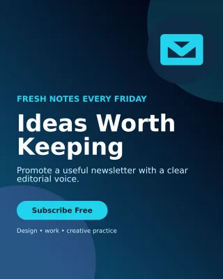 Aurora Creator Newsletter Portrait Post — editable black creator template, instagram portrait