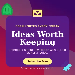 Botanical Creator Newsletter Square Post — editable purple creator template, instagram post
