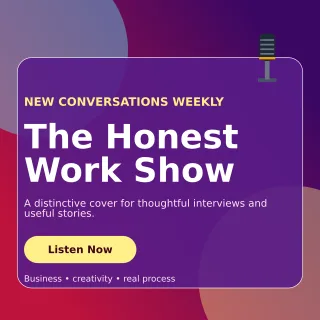 Glass Podcast Cover Square Post — editable purple creator template, instagram post