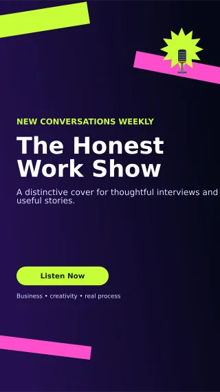 Kinetic Podcast Cover Story — editable black creator template, story / reel
