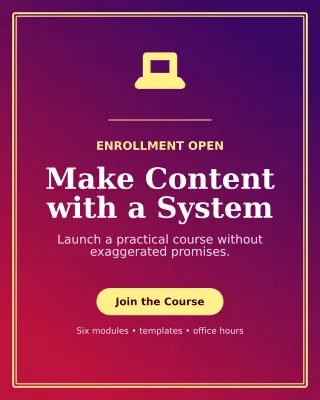 Luxe Creator Course Portrait Post — editable purple creator template, instagram portrait