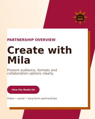 Neo Creator Media Kit Portrait Post — editable white creator template, instagram portrait