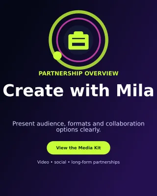 Orbit Creator Media Kit Portrait Post — editable black creator template, instagram portrait