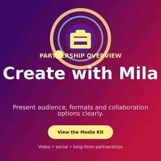 Orbit Creator Media Kit Square Post — editable purple creator template, instagram post