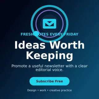 Orbit Creator Newsletter Square Post — editable black creator template, instagram post