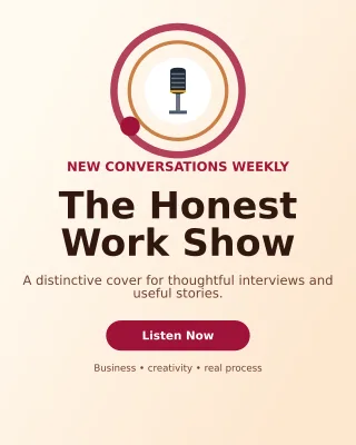 Orbit Podcast Cover Portrait Post — editable white creator template, instagram portrait