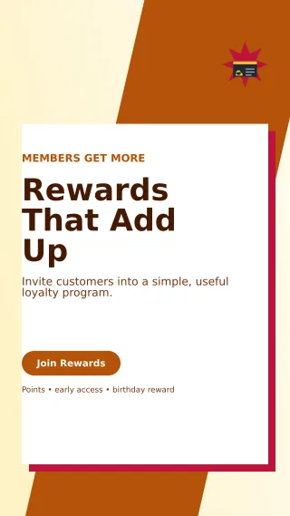 Neo Loyalty Program Story — editable white retail promotion template, story / reel