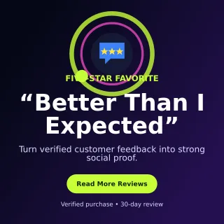 Orbit Customer Review Square Post — editable black retail promotion template, instagram post