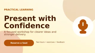 Aurora Skills Workshop Wide Ad — editable white education template, youtube thumbnail