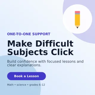 Aurora Tutoring Service Social Post — editable white education template, instagram post