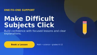 Aurora Tutoring Service Wide Ad — editable blue education template, youtube thumbnail
