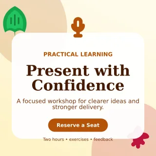Botanical Skills Workshop Social Post — editable white education template, instagram post