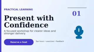Editorial Skills Workshop Wide Ad — editable white education template, youtube thumbnail