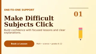 Editorial Tutoring Service Wide Ad — editable white education template, youtube thumbnail
